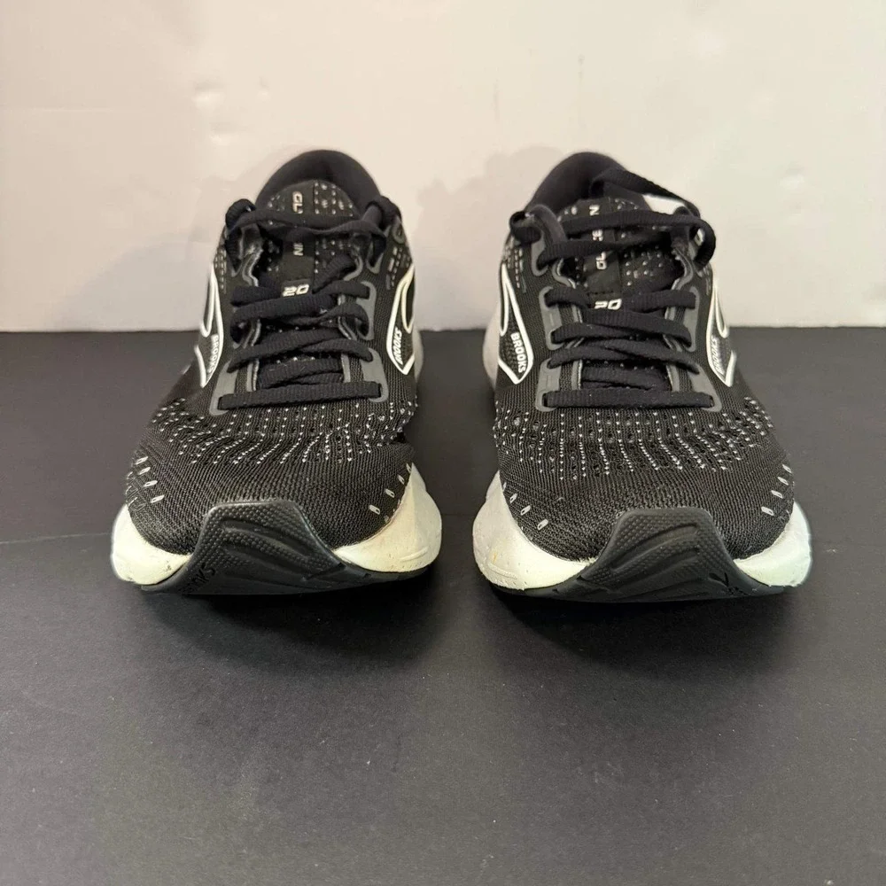 Brooks Glycerin 20 Womens Running Shoes Black White 1203691B059 Size 8.5 B